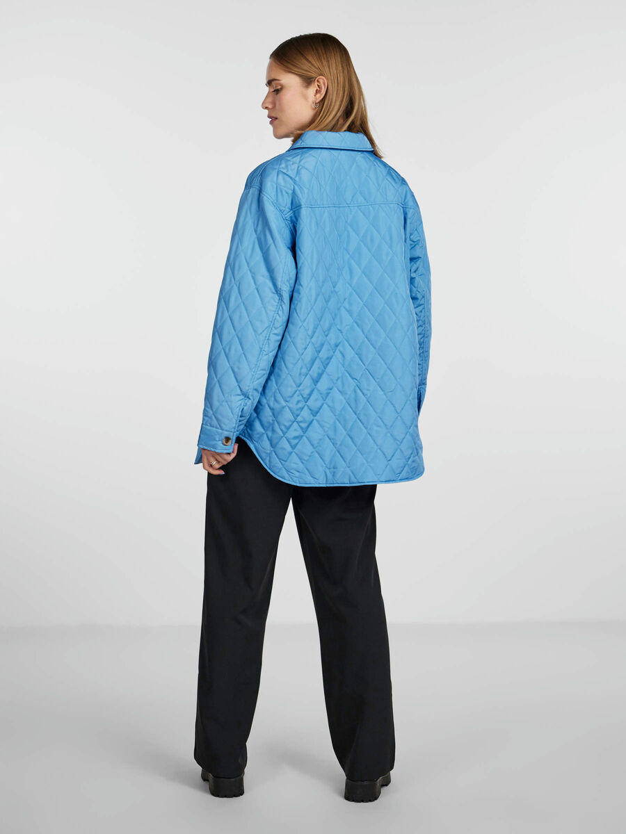 Pieces PCTAYLOR QUILTED JACKET, Marina, highres - 17132717_Marina_004.jpg