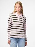 Product image thumbnail - PCFRANKIE POLO SHIRT, Pink Tulle | 1