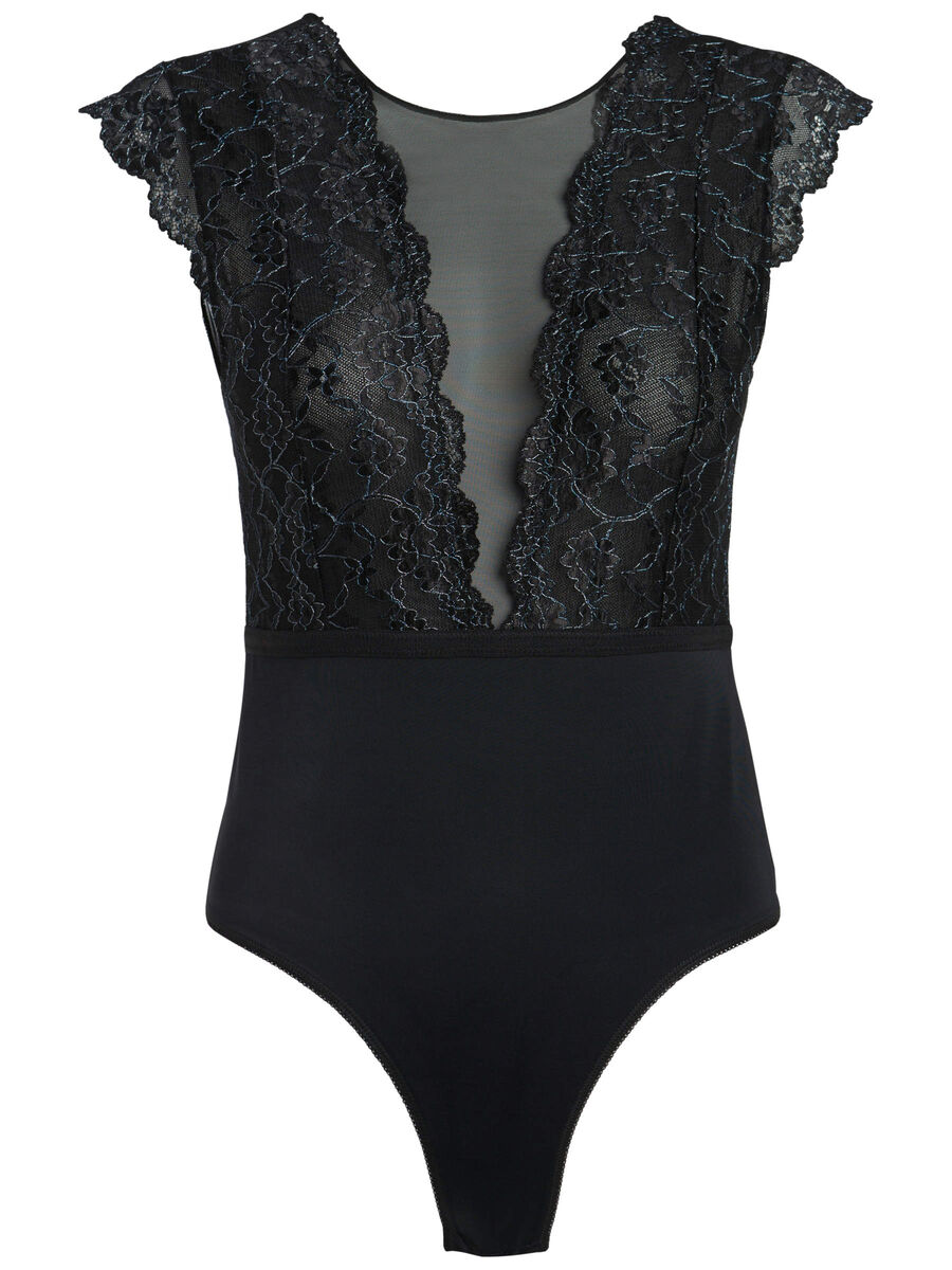 Pieces LACE BODYSUIT, Black, highres - 17087920_Black_001.jpg