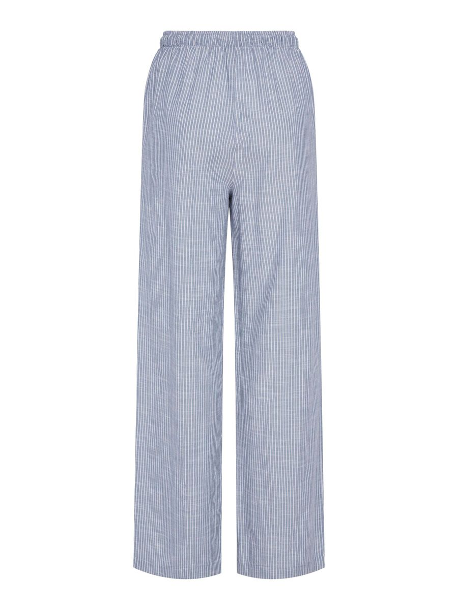 Pieces PCAPIA HW WIDE LINEN-BLEND TROUSERS, Coronet Blue, highres - 17155308_CoronetBlue_1161540_002.jpg