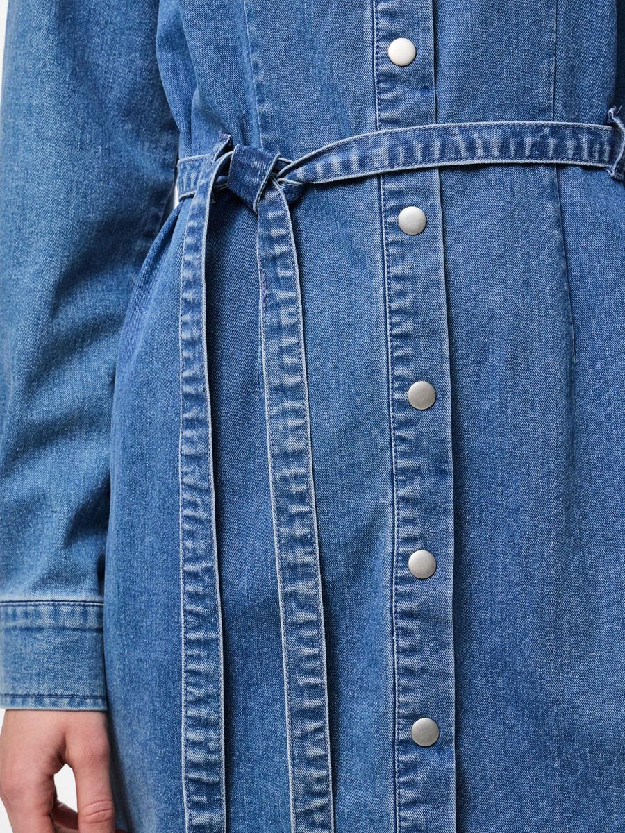 Carousel image - VESTIDO VAQUERO, Light Blue Denim | 4