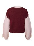 Product image thumbnail - PCJENNER KNITTED PULLOVER, Tawny Port | 6