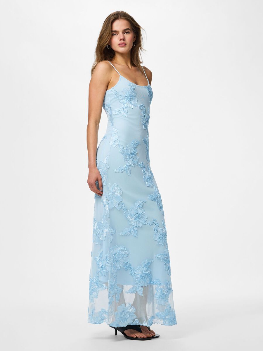 Product carousel image - PCEVA  MAXI DRESS, Cashmere Blue | 1
