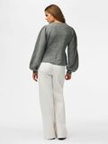 Product image thumbnail 2 PCSILLY PUFF KNITTED CARDIGAN, Medium Grey Melange