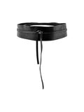 Pieces LEATHER WAIST BELT, Black, highres - 17028428_Black_001.jpg