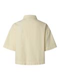 Product image thumbnail - PCSKY A-SHAPE DENIM SHIRT, French Vanilla | 6