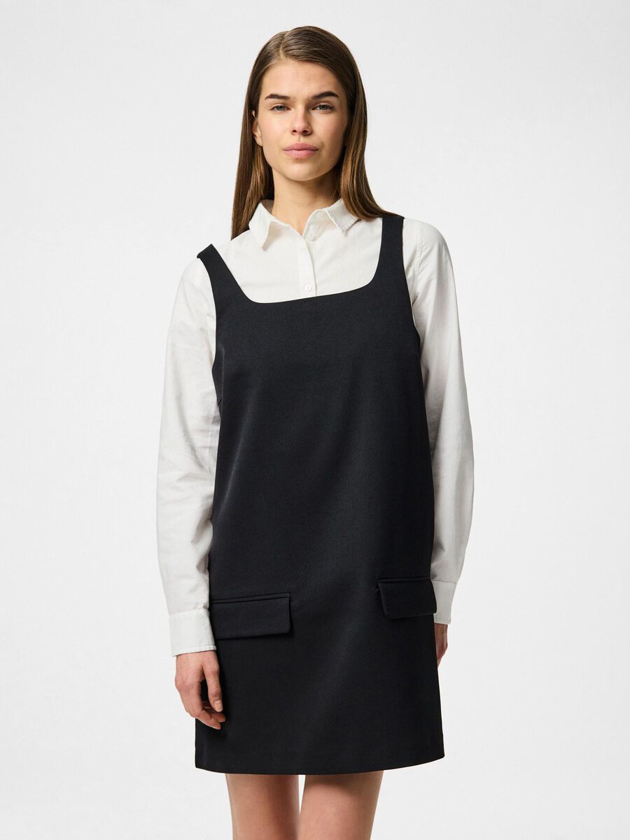 Pieces PCFILINE OVERSIZED SLIP-OVER JURK, Black, highres - 17161110_Black_003.jpg