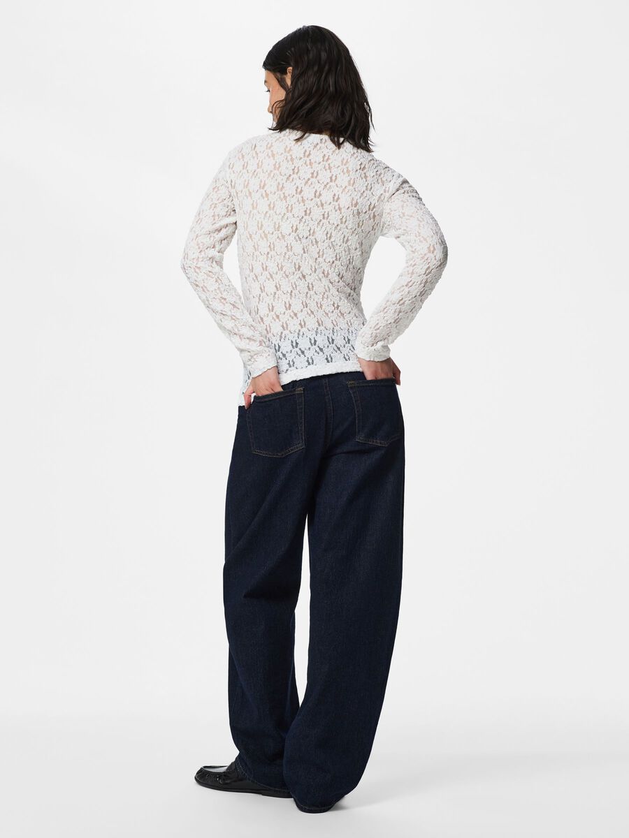 Product carousel image - PCHAZEL LONG SLEEVED TOP, Cloud Dancer | 2