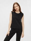 Pieces GLITTER TOP, Black, highres - 17115427_Black_871420_003.jpg