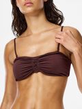 Product image thumbnail - PCKAYA SEERSUCKER  BIKINI TOP, Deep Mahogany | 4