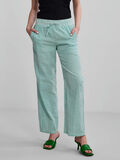 Pieces PCVOSA WIDE-LEG TROUSERS, Simply Green, highres - 17124840_SimplyGreen_954574_003.jpg