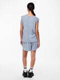 Pieces PCNYA TOP MED KORTE ÆRMER, Faded Denim, highres - 17147804_FadedDenim_1091560_004.jpg