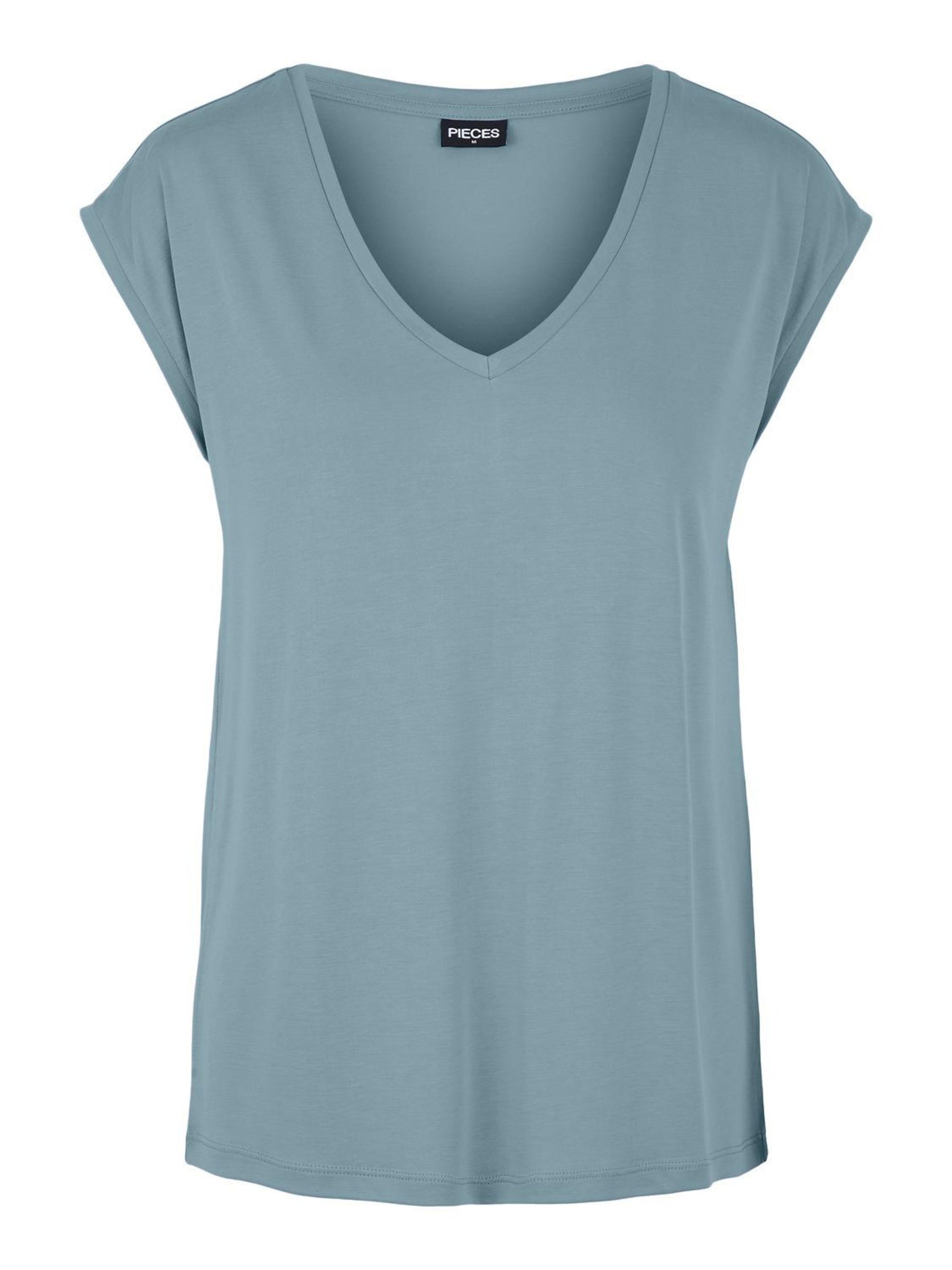 PCKAMALA T SHIRT Grey PIECES UK