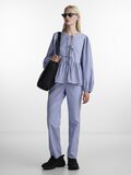 Pieces PCHOLLY TIE LONG SLEEVED BLOUSE, Deep Ultramarine, highres - 17150063_DeepUltramarine_1111988_007.jpg