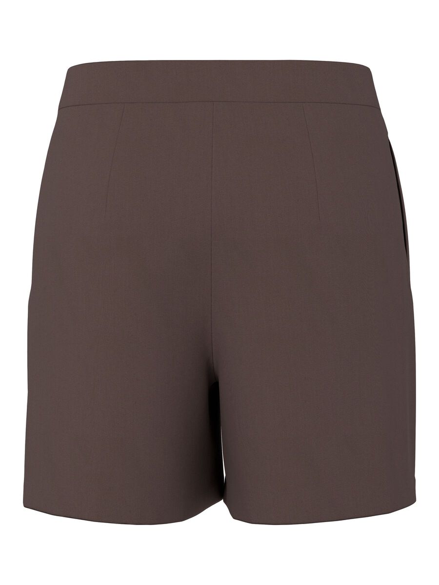 Product carousel image - PCBOSELLA HW PLEATED SHORTS, Hot Fudge | 2