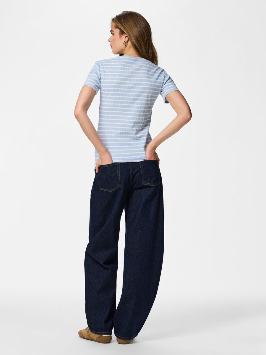 Product carousel image - PCRUKA RIBBET T-SHIRT, Cashmere Blue | 2