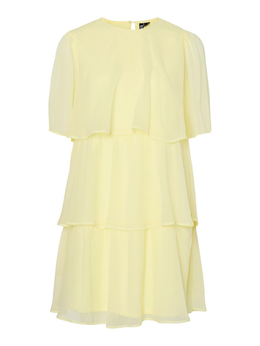 Pieces PCCLARA MIDI-JURK, Pale Banana, highres - 17161330_PaleBanana_001.jpg