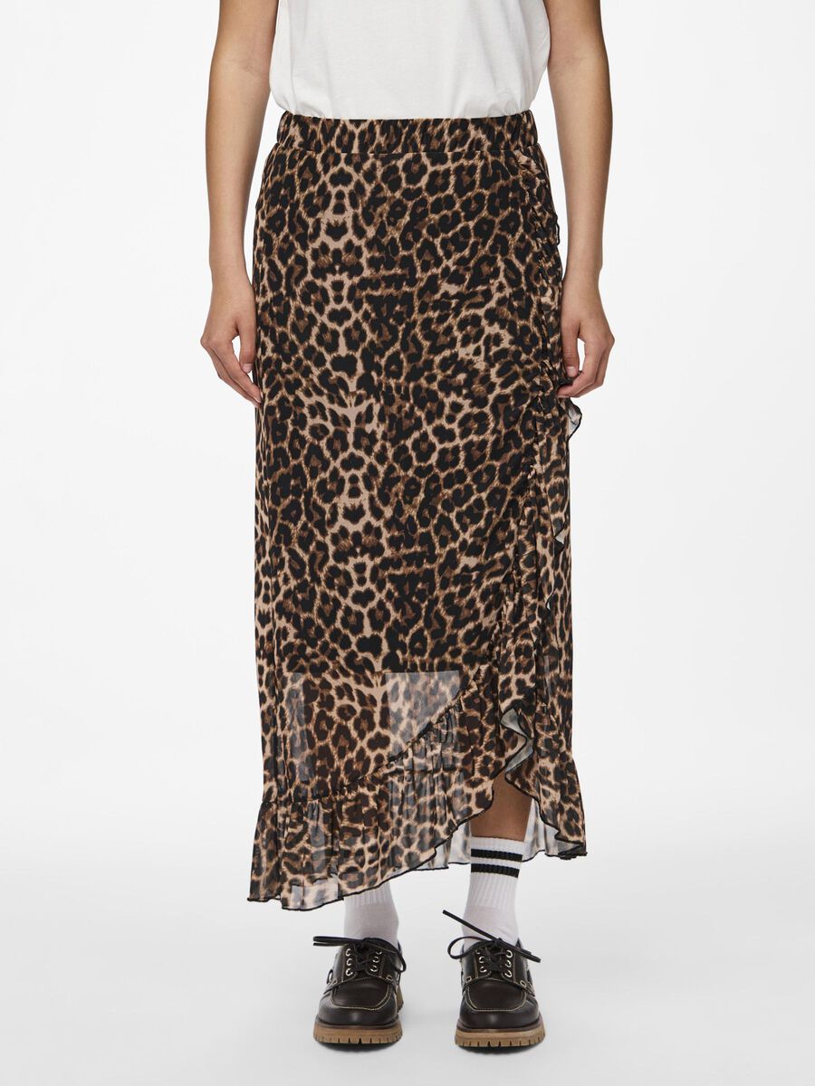 Pieces PCNOLIA LEOPARD MESH MIDI SKIRT, Birch, highres - 17156692_Birch_1172089_003.jpg