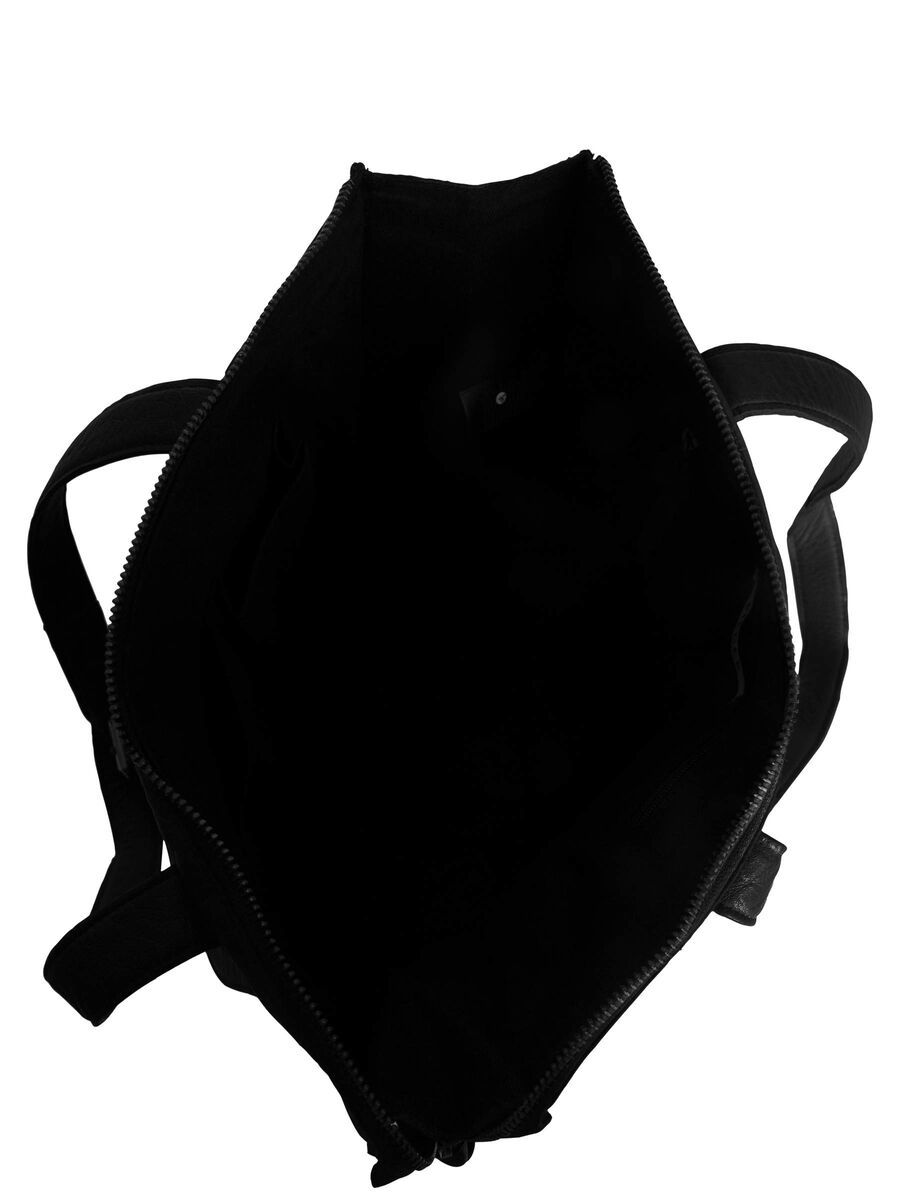 Pieces LEDER- SCHULTERTASCHE, Black, highres - 17085469_Black_005.jpg