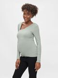 Mama.licious TOP TIGHT FIT SCOLLO A V TOP, Slate Gray, highres - 20015576_SlateGray_927840_003.jpg