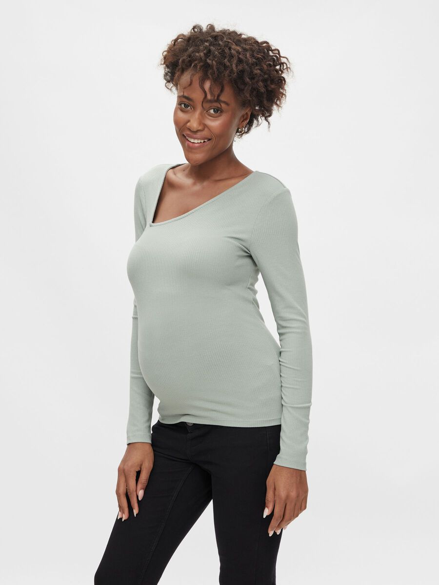 Mama.licious PCMKANE MATERNITY TOP, Slate Gray, highres - 20015576_SlateGray_927840_003.jpg