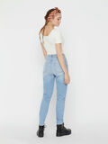 Pieces PCLEAH HW MOM JEANS, Light Blue Denim, highres - 17102715_LightBlueDenim_004.jpg