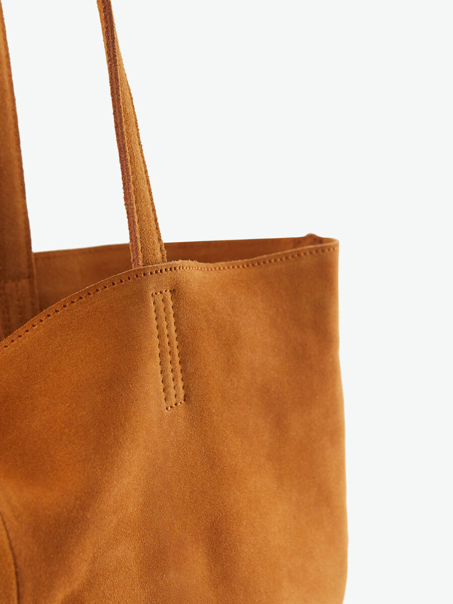 Pieces LEREN SHOPPER, Cognac, highres - 17106313_Cognac_006.jpg