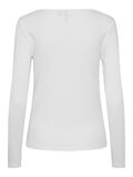 Pieces PCTANIA LONG SLEEVED TOP, Bright White, highres - 17135564_BrightWhite_002.jpg