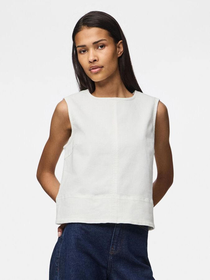 PIECES dam top PCSEMMA - Black