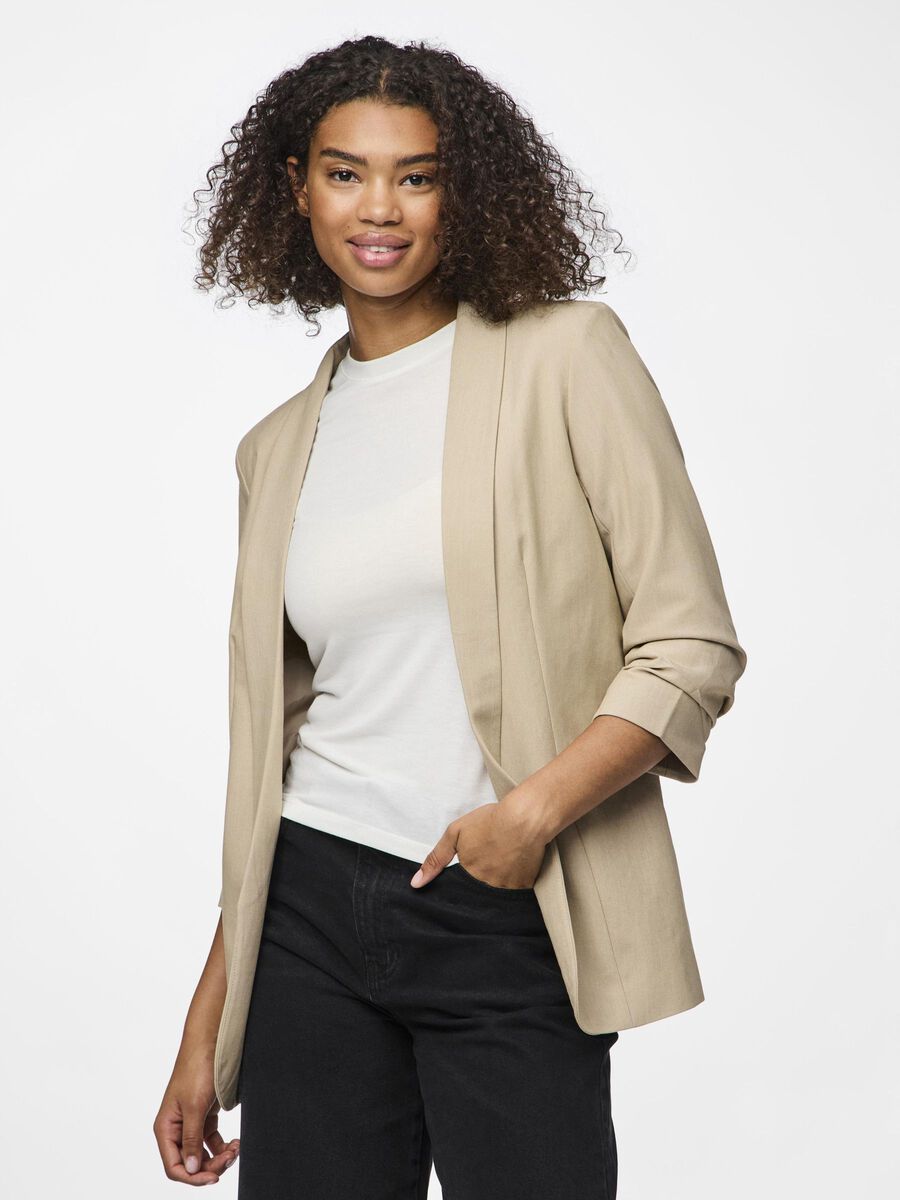 PCBOSELLA BLAZER | Grau | PIECES® Deutschland