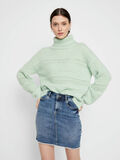 Pieces STEHKRAGEN STRICKPULLOVER, Pastel Green, highres - 17106379_PastelGreen_003.jpg