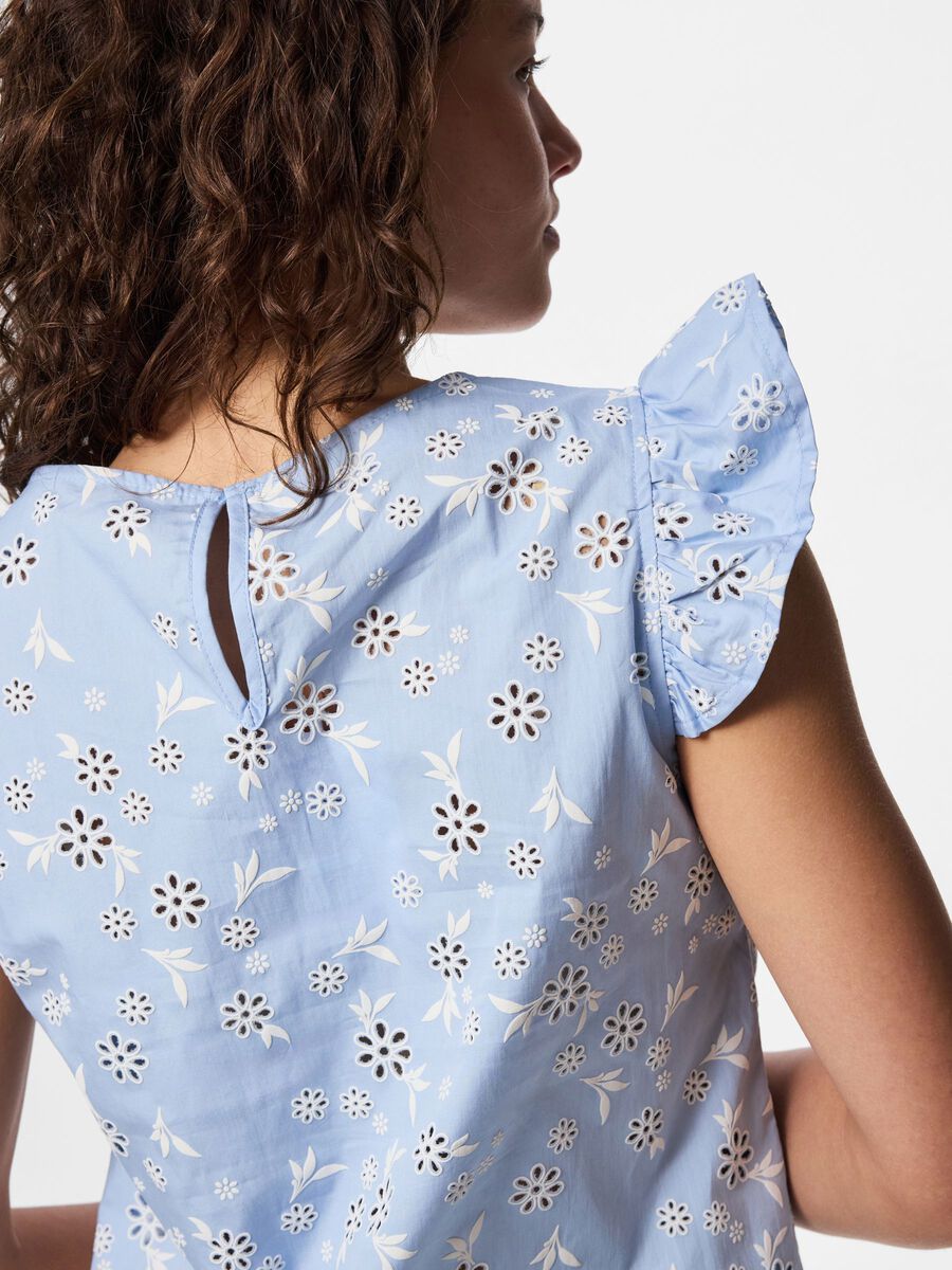 Carousel image - PCBANNA TOP SANS MANCHES, Cashmere Blue | 4