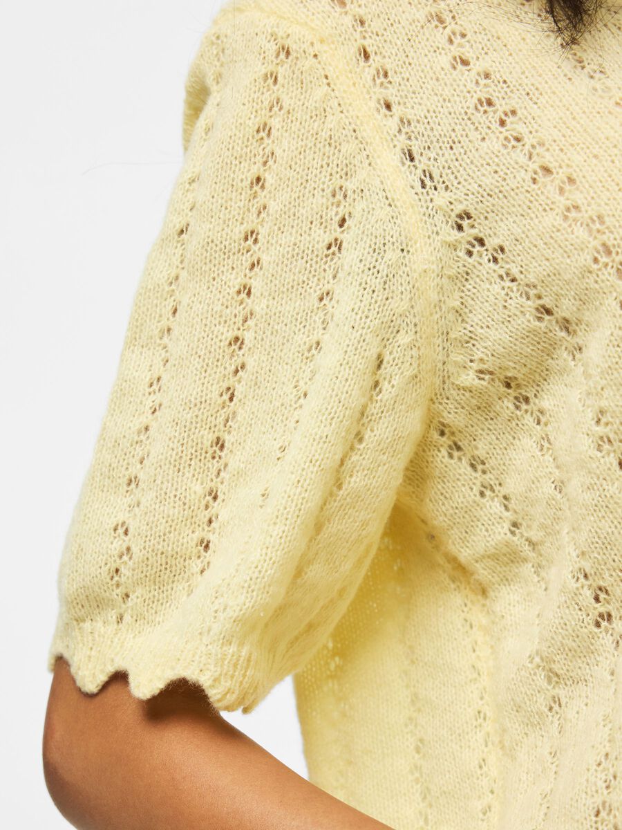 Carousel image 7 PCADA  KNITTED CARDIGAN, French Vanilla