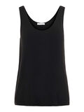 Pieces VISCOSE-BLEND TANK TOP, Black, highres - 17101076_Black_001.jpg