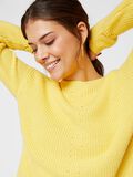 Pieces EYELET KNITTED PULLOVER, Lemon Drop, highres - 17100760_LemonDrop_006.jpg