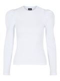 Pieces PCANNA LONG SLEEVED BLOUSE, Bright White, highres - 17111987_BrightWhite_001.jpg