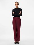Product image thumbnail - PCKAMIL ANKLE TROUSERS, Tawny Port | 3