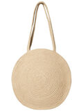 Pieces ROUND STRAW BAG, Natural, highres - 17091280_Natural_002.jpg