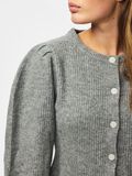 Product image thumbnail 4 PCSILLY PUFF KNITTED CARDIGAN, Medium Grey Melange