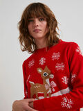 Pieces PCELFIES CHRISTMAS JUMPER, High Risk Red, highres - 17121018_HighRiskRed_908734_006.jpg