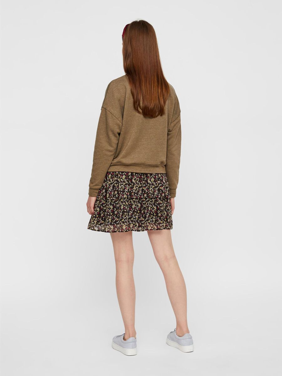 Pieces DROPPED SHOULDER SWEATSHIRT, Beech, highres - 17101328_Beech_004.jpg