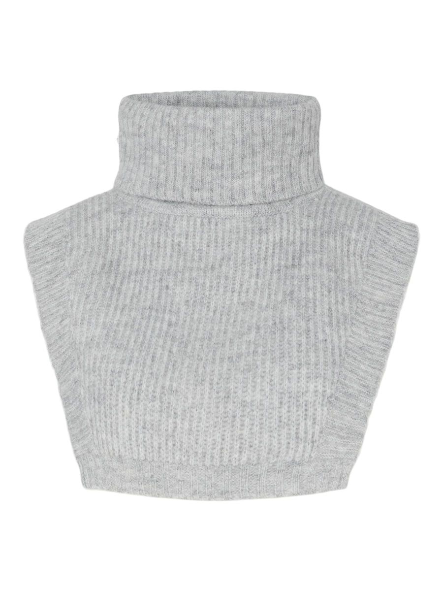 Pieces PCNATRINE STRIKKET HALSEDISSE, Light Grey Melange, highres - 17128409_LightGreyMelange_001.jpg