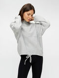 Pieces SWEAT HOODIE, Light Grey Melange, highres - 17109022_LightGreyMelange_003.jpg