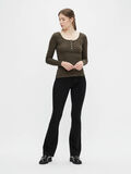 Pieces PCKITTE  LONG SLEEVED TOP, Black Olive, highres - 17101437_BlackOlive_005.jpg