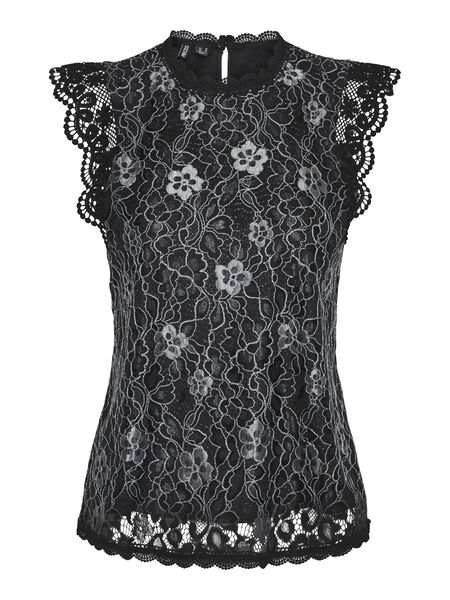 Pieces PCOLLINE SLEEVELESS TOP, Black, highres - 17151035_Black_1125465_001.jpg