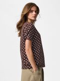 Product image thumbnail - PCASHLEY DOTS  T-SHIRT, Hot Fudge | 8