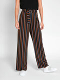 Pieces STRIPED WIDE TROUSERS, Black, highres - 17096215_Black_694650_003.jpg