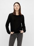 Pieces PCPETULA KNITTED PULLOVER, Black, highres - 17110766_Black_003.jpg