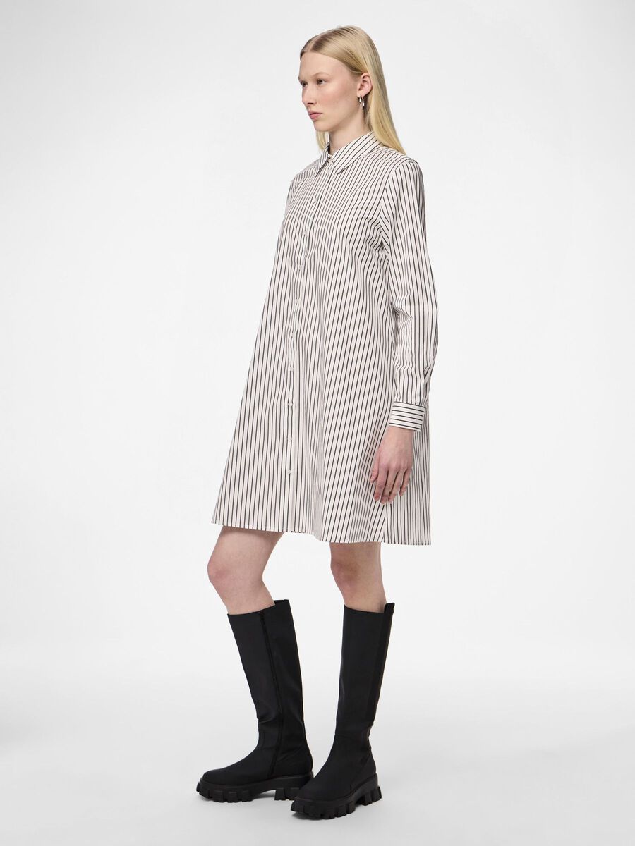 Pieces PCPENNY SHIRT DRESS, Bright White, highres - 17149325_BrightWhite_1104189_005.jpg