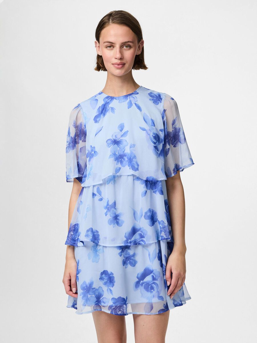 Pieces PCCLARA MINI DRESS, Cashmere Blue, highres - 17161330_CashmereBlue_1222995_003.jpg